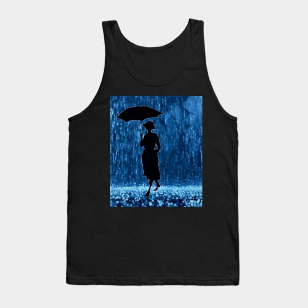 Walking under the rain -  romantic Tank Top by All my art